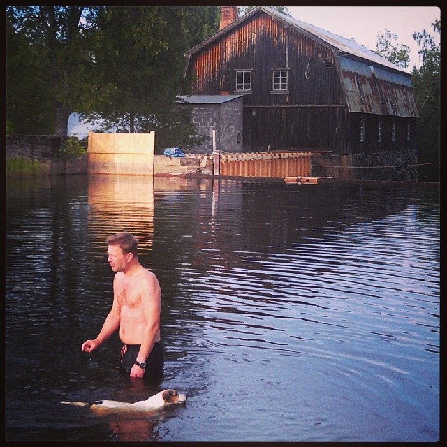 Eveningwalk and bath:) #mittÅsnes #