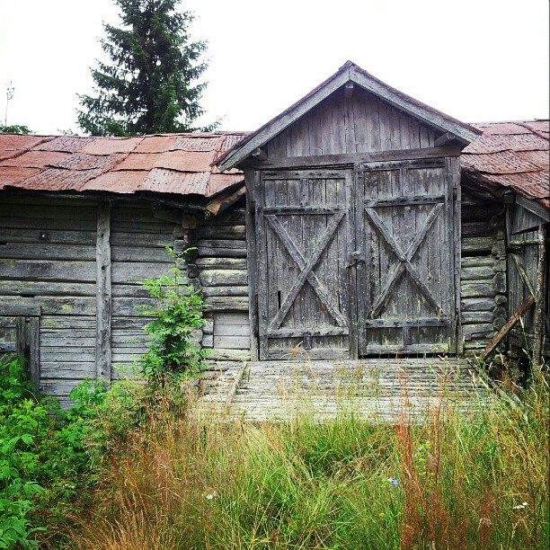 Old barn. Finnskogen, Norway