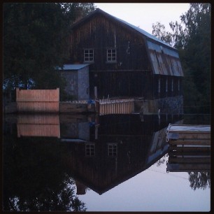 Evening bath at the mill, Haugsmølla. #mittÅsnes #